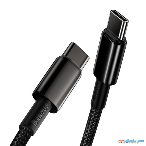 Baseus Tungsten Gold Fast Charging Data Cable Type-C to Type-C  100W 2m